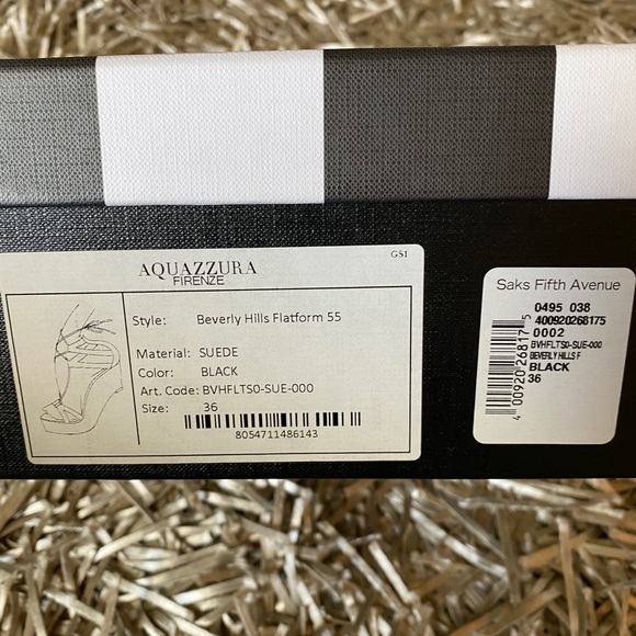 NEW Aquazurra Beverly Hills Flatform Sandals - Picture 10 of 10